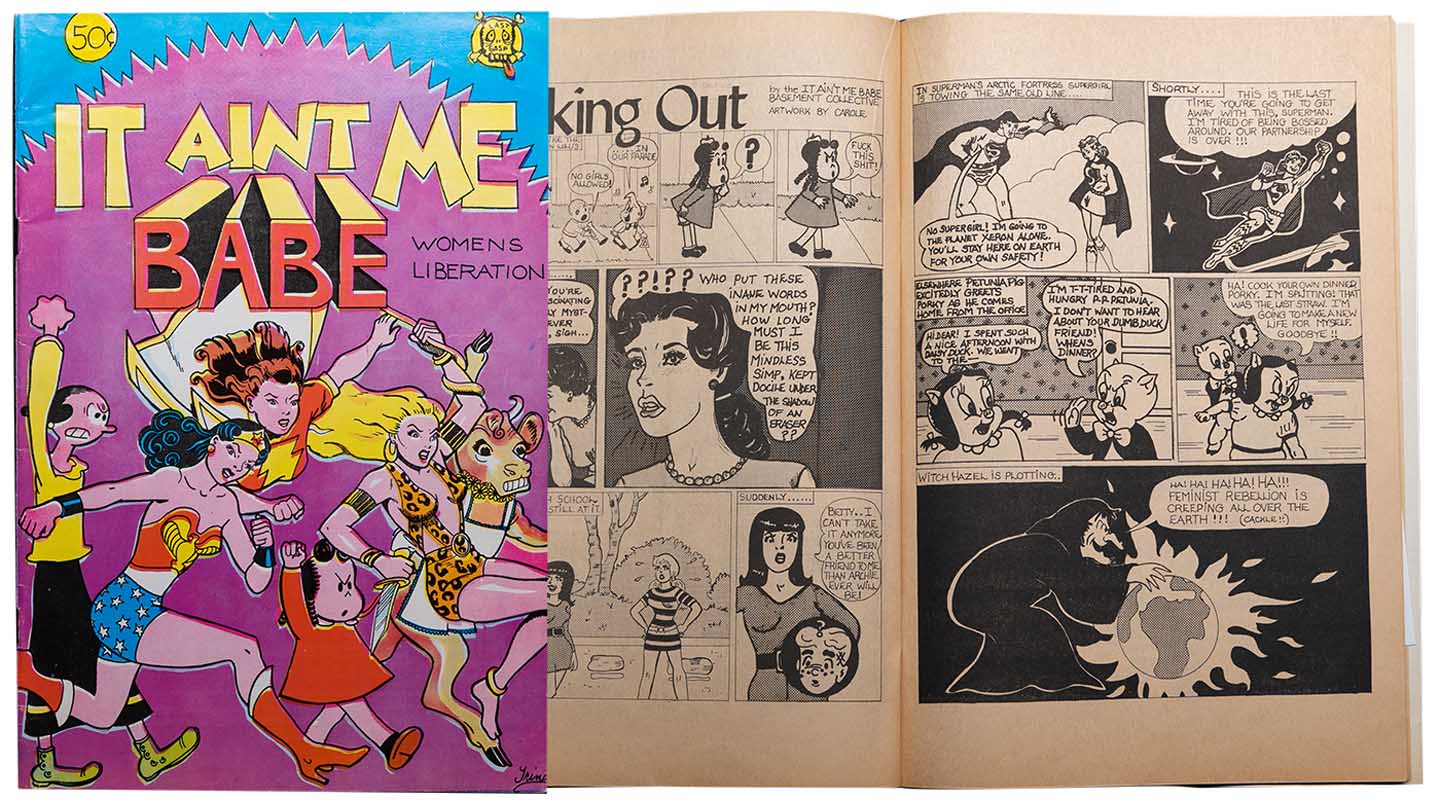 Cover and inside pages of It Ain’t Me, Babe, 1970