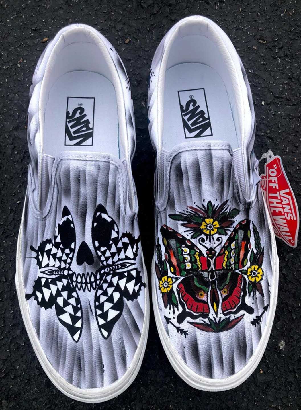 Custom sneaker art by Jaden Mitchell