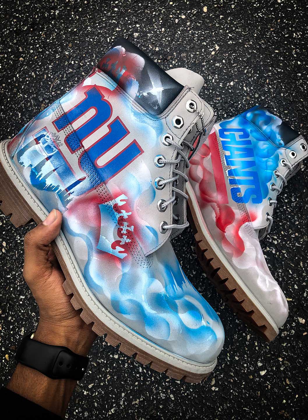 Custom sneaker art by Jaden Mitchell