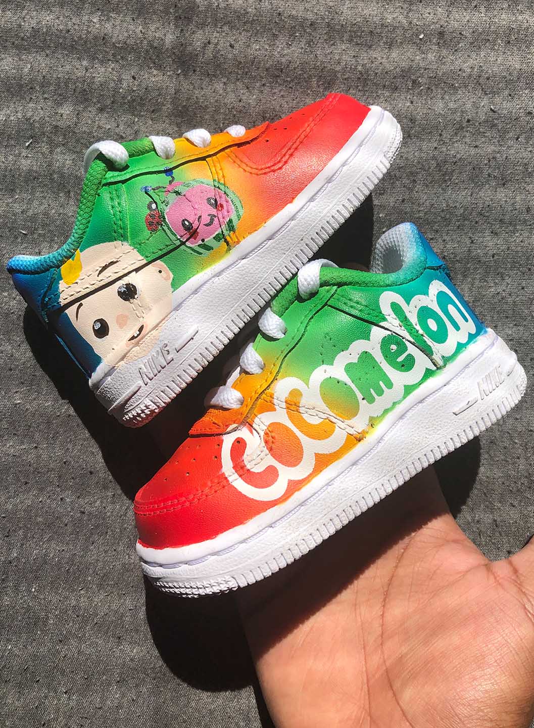 Custom sneaker art by Jaden Mitchell