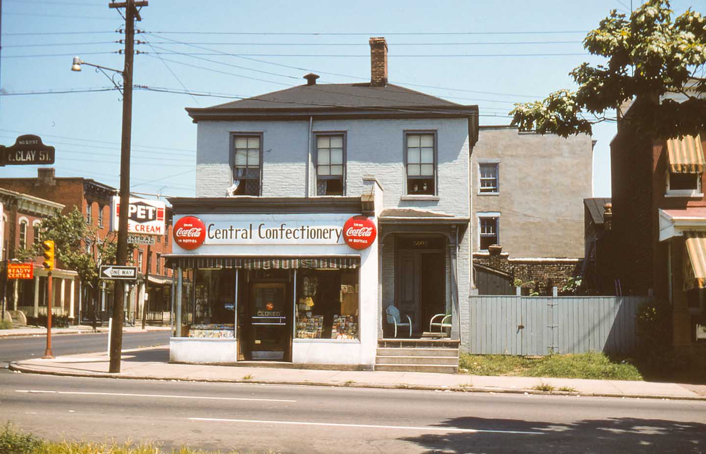 A Jackson Ward storefront in 1956.