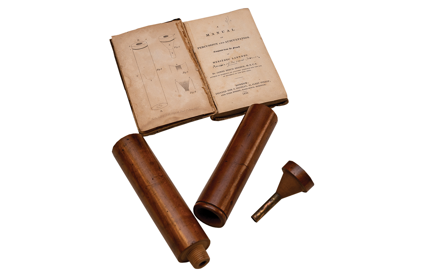 Le cylindre, an early 19th century stethoscope prototype