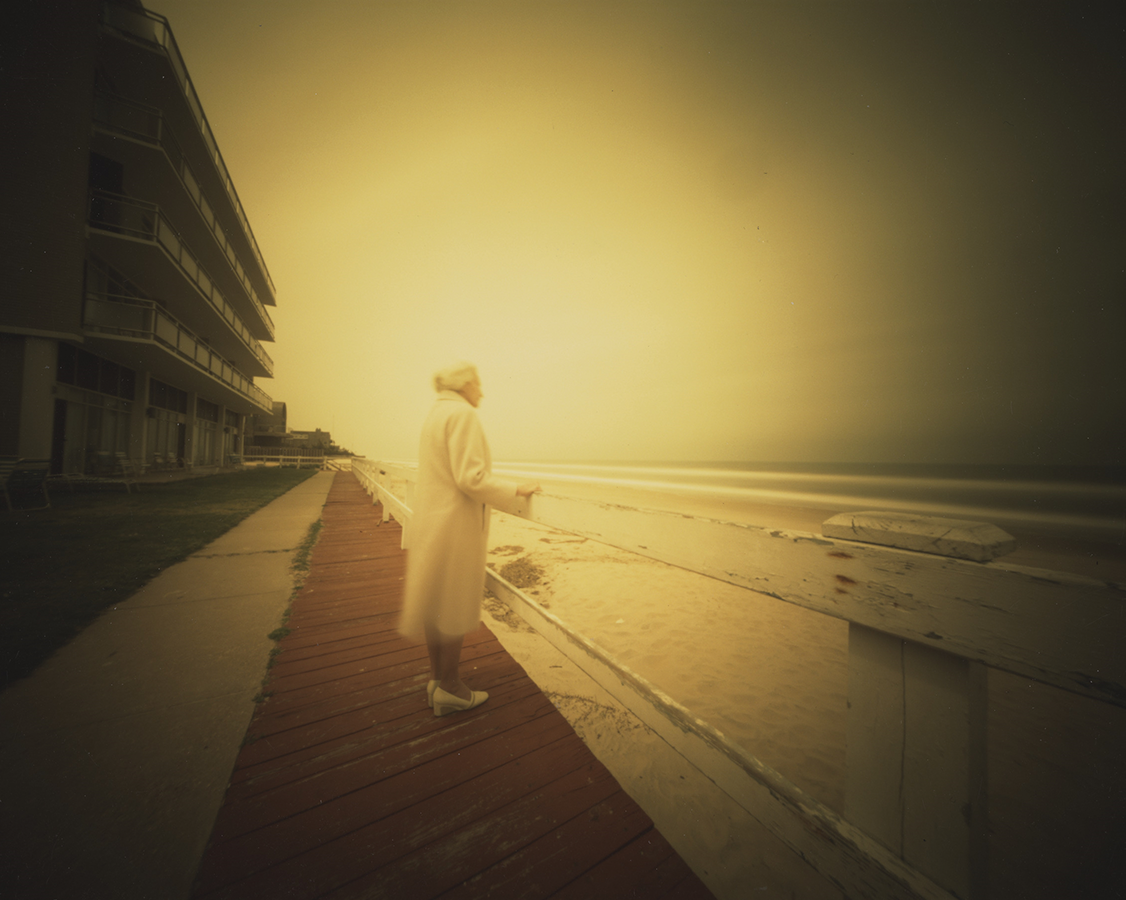 Willie Anne Wright pinhole photo at Virginia Beach