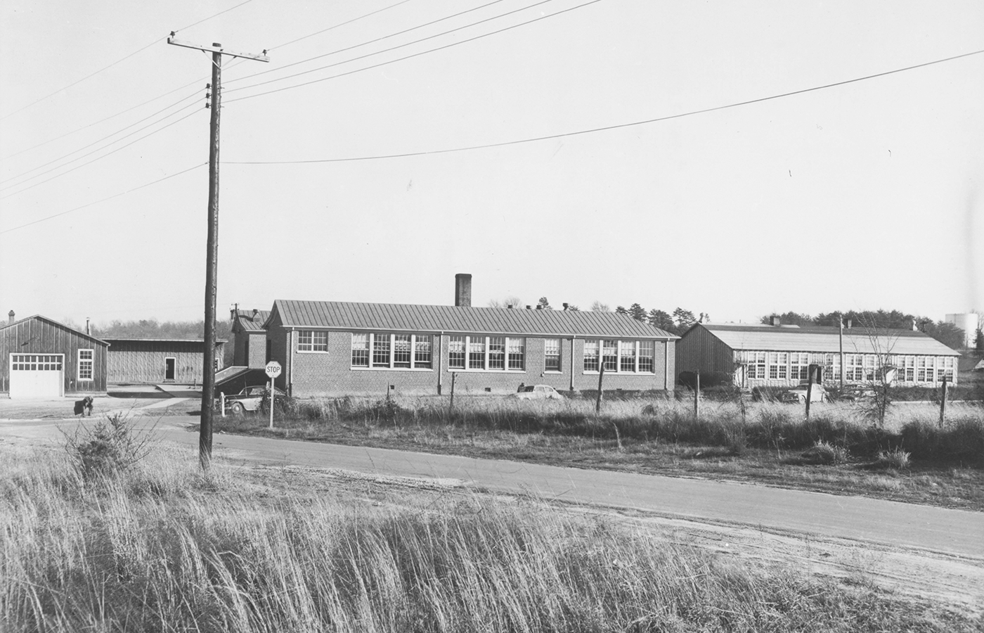 Robert Russa Moton High School in the early 1950s