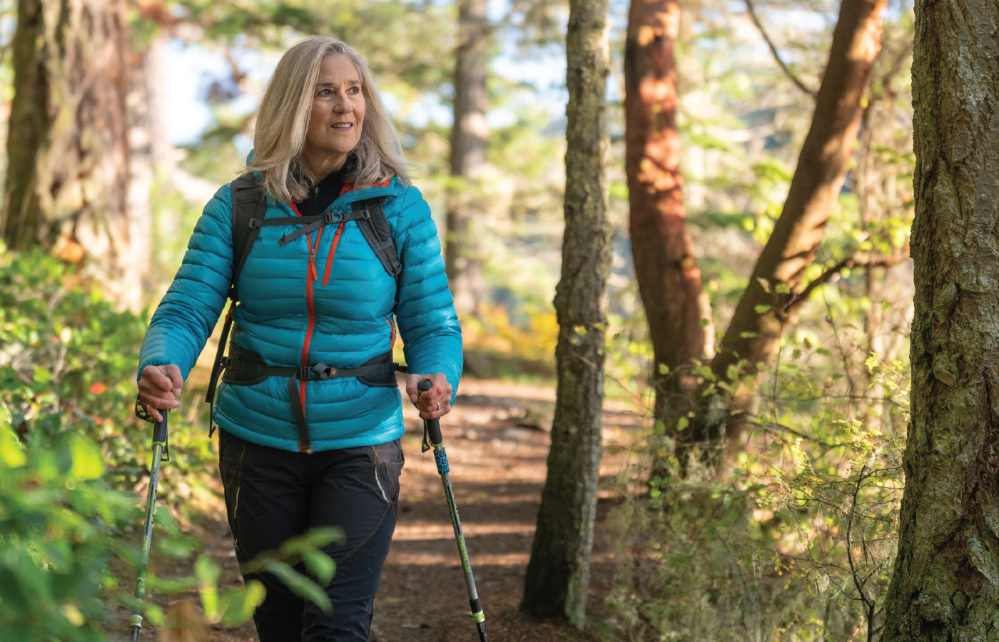 Luanne Freer hiking