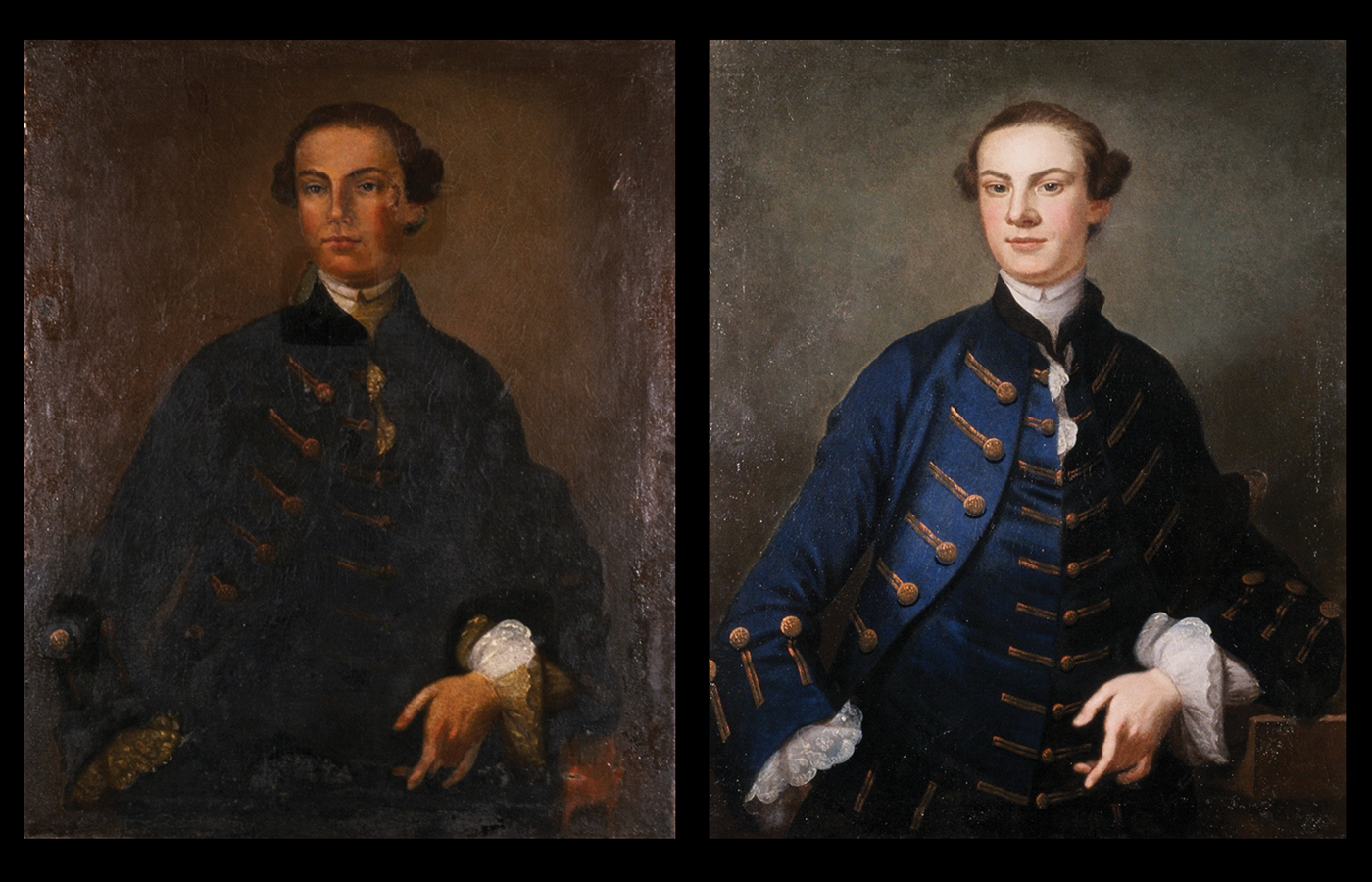 Ryland Randolph portrait before and after