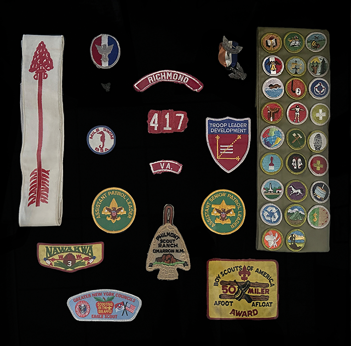 Boy Scouts badges