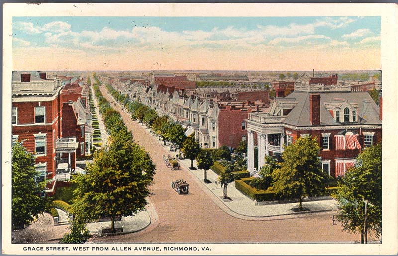 early 20th century postcard of richmond