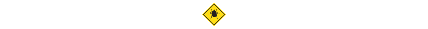 tick crossing sign