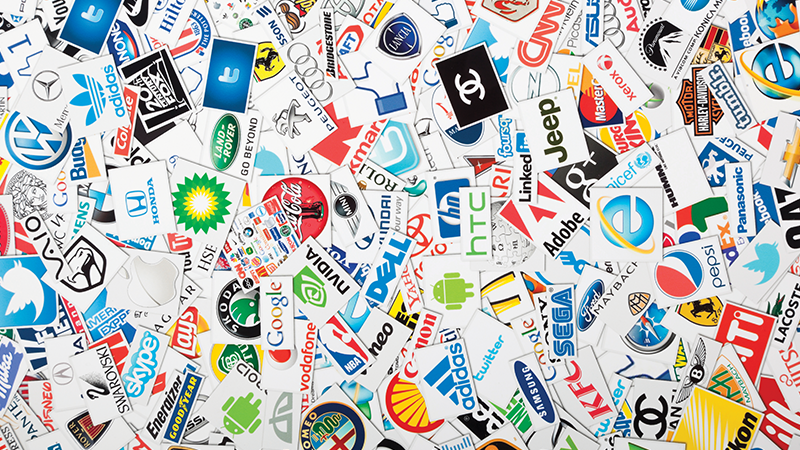 collage of logos