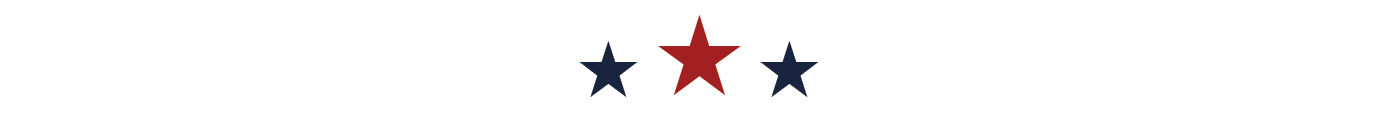 red and blue stars