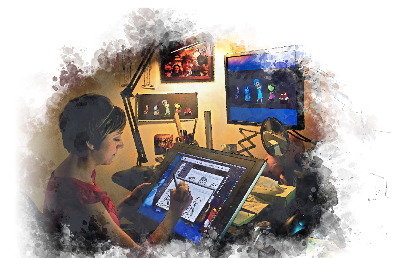 Valerie LaPointe at her desk