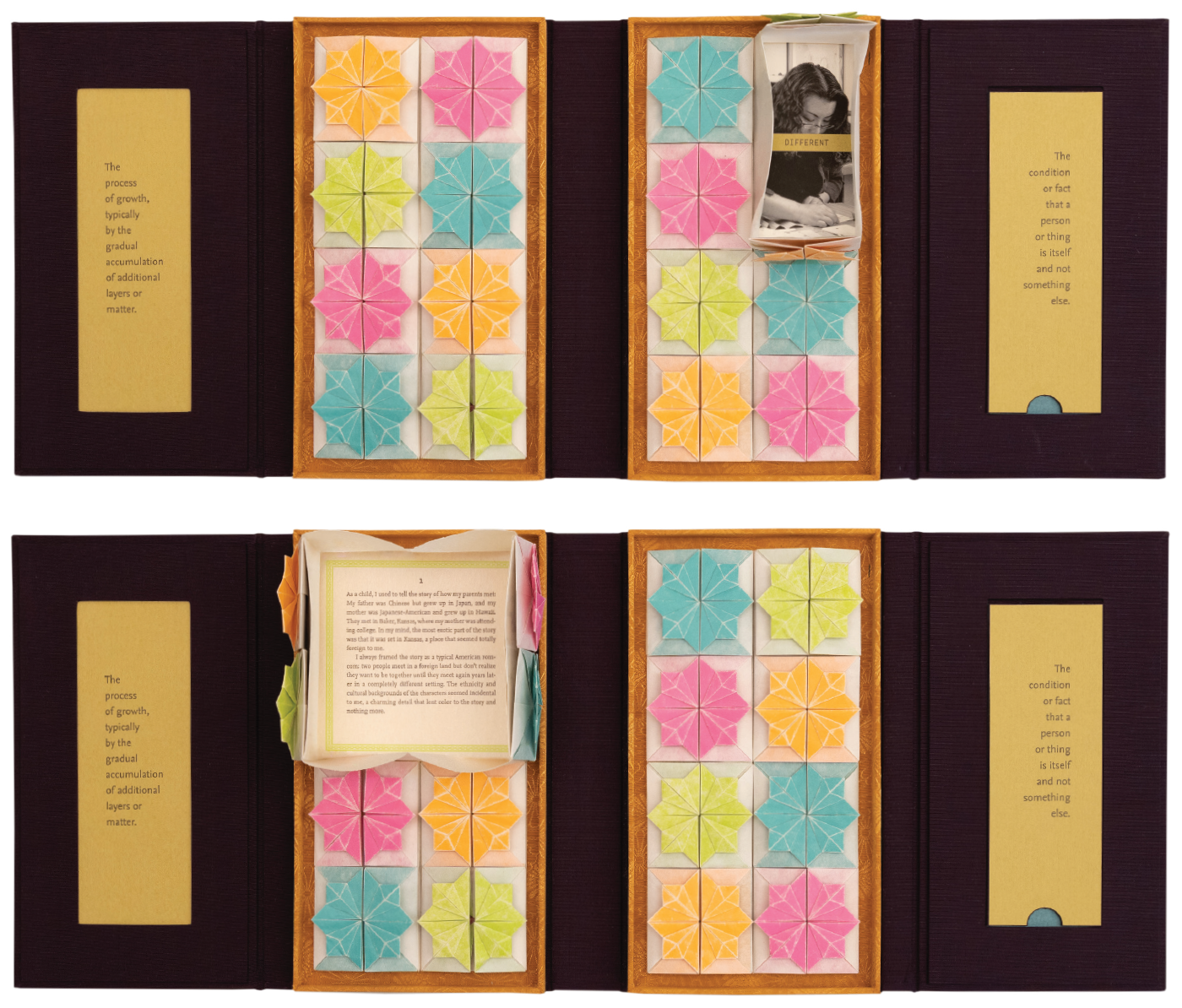 inside of a book