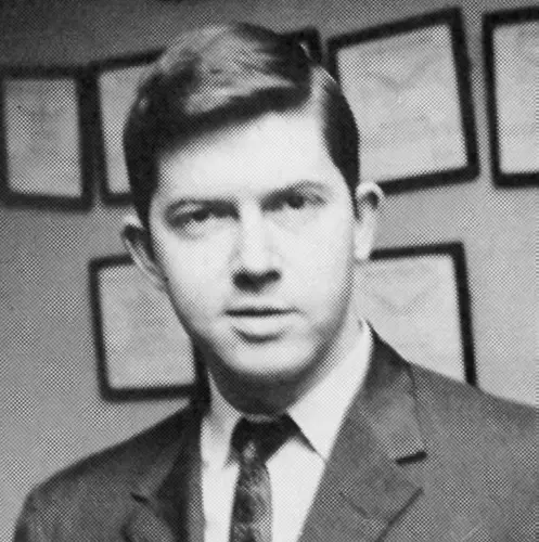 Tom Robbins as a student at Richmond Professional Institute in 1959.