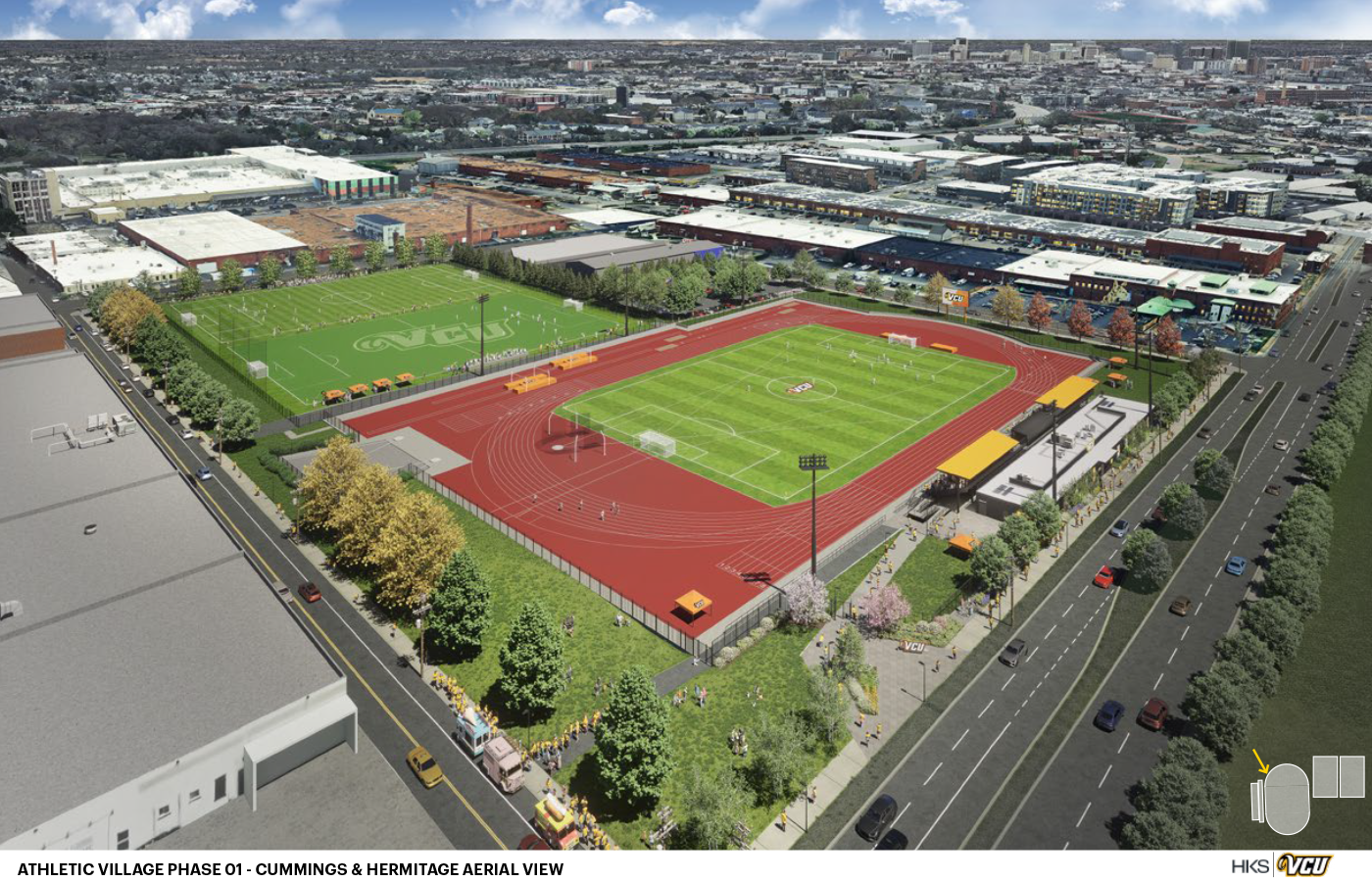 vcu track and field complex