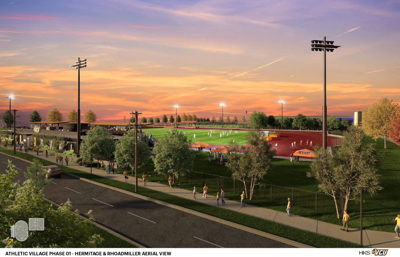 vcu athletic village track complex 2