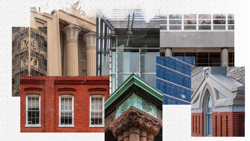 collage of VCU buildings