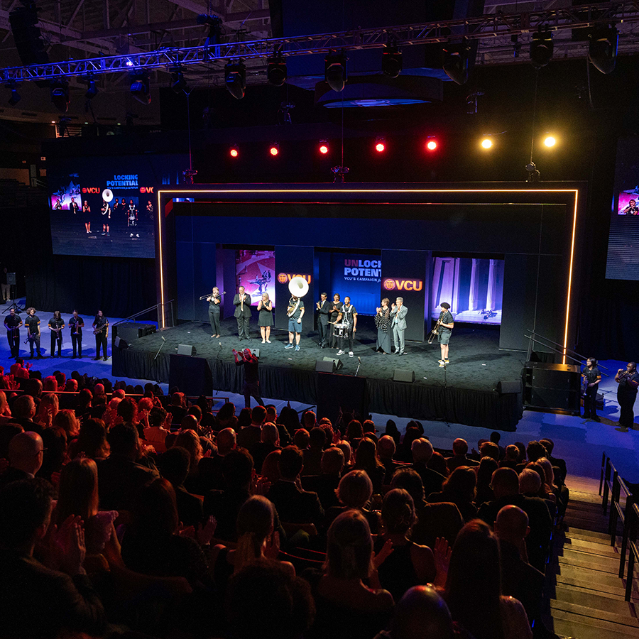 crowd at the siegel center
